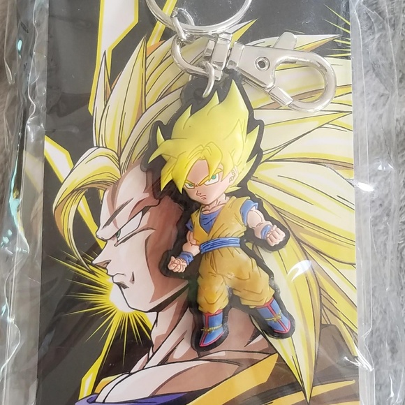 Official Dragon Ball Z PVC Keychain Super Saiyan - Picture 1 of 1